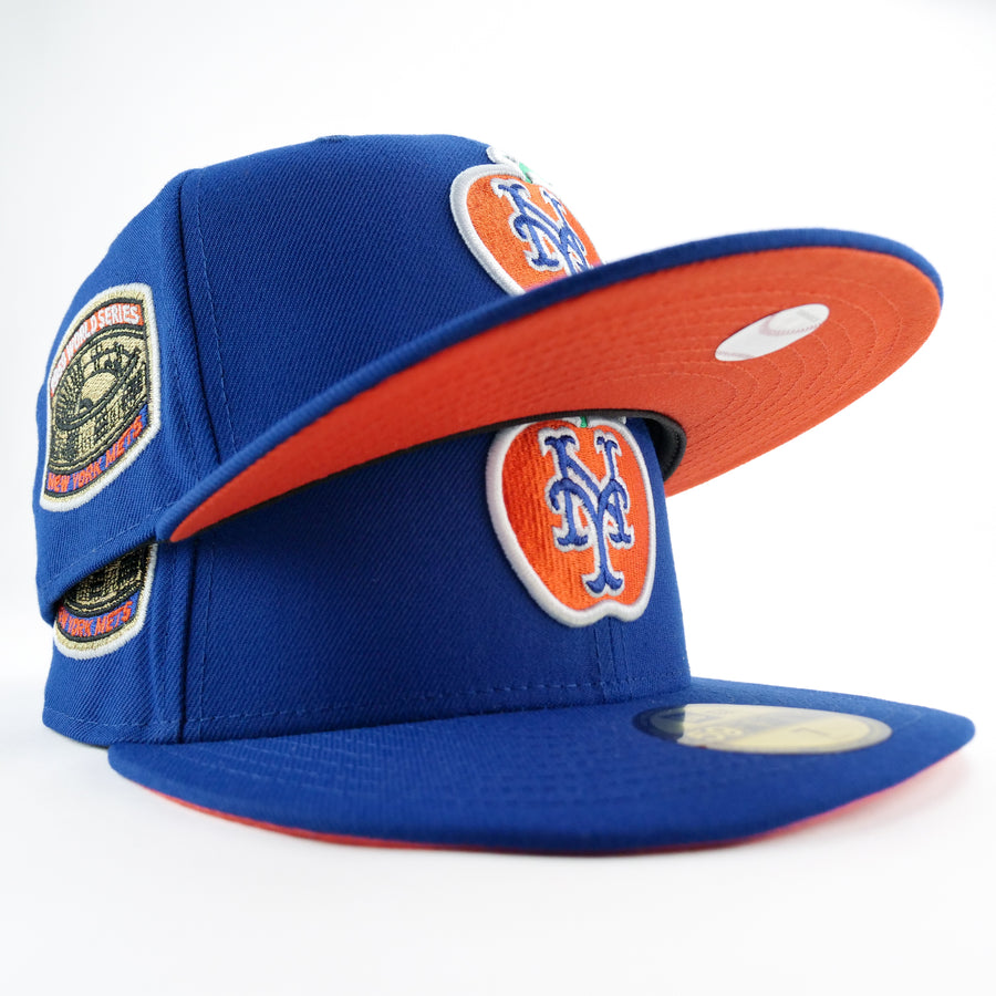 New Era Custom Exclusive Fitted New York Mets (Big Apple) 1969 WS Commemorative Patch