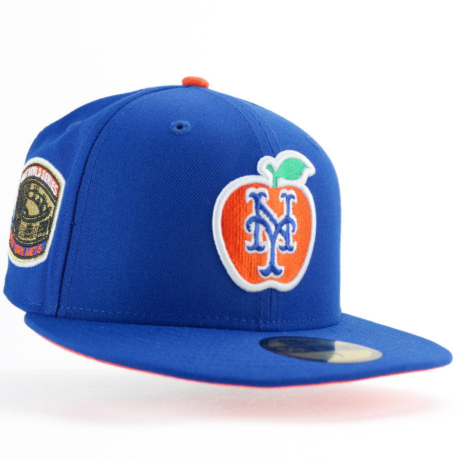 New Era Custom Exclusive Fitted New York Mets (Big Apple) 1969 WS Commemorative Patch
