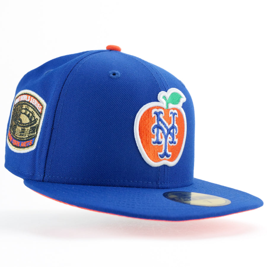 New Era Custom Exclusive Fitted New York Mets (Big Apple) 1969 WS Commemorative Patch