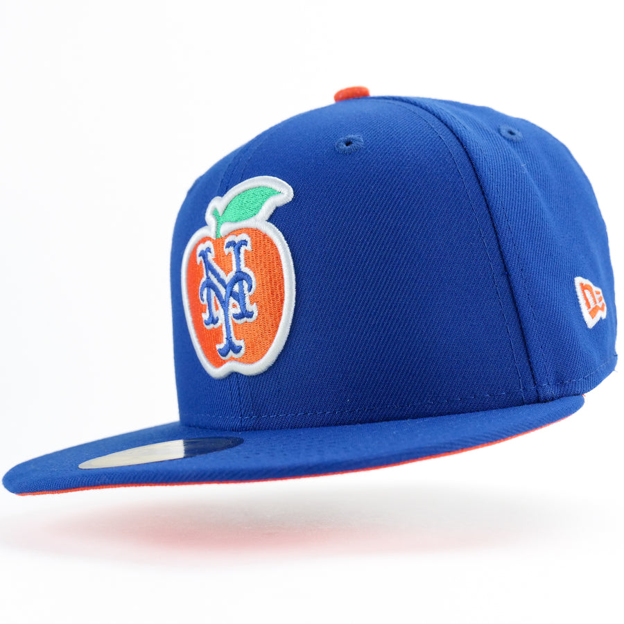 New Era Custom Exclusive Fitted New York Mets (Big Apple) 1969 WS Commemorative Patch