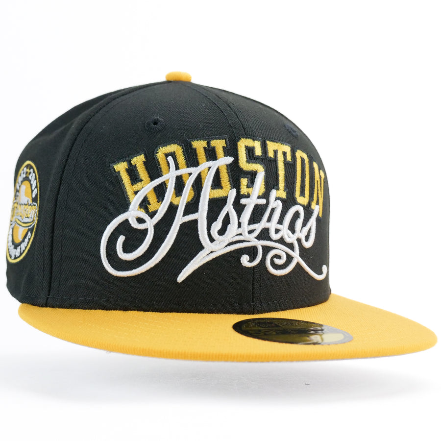 New Era Custom Exclusive Fitted Houston Astros (Script) 45 Years Anniversary Patch