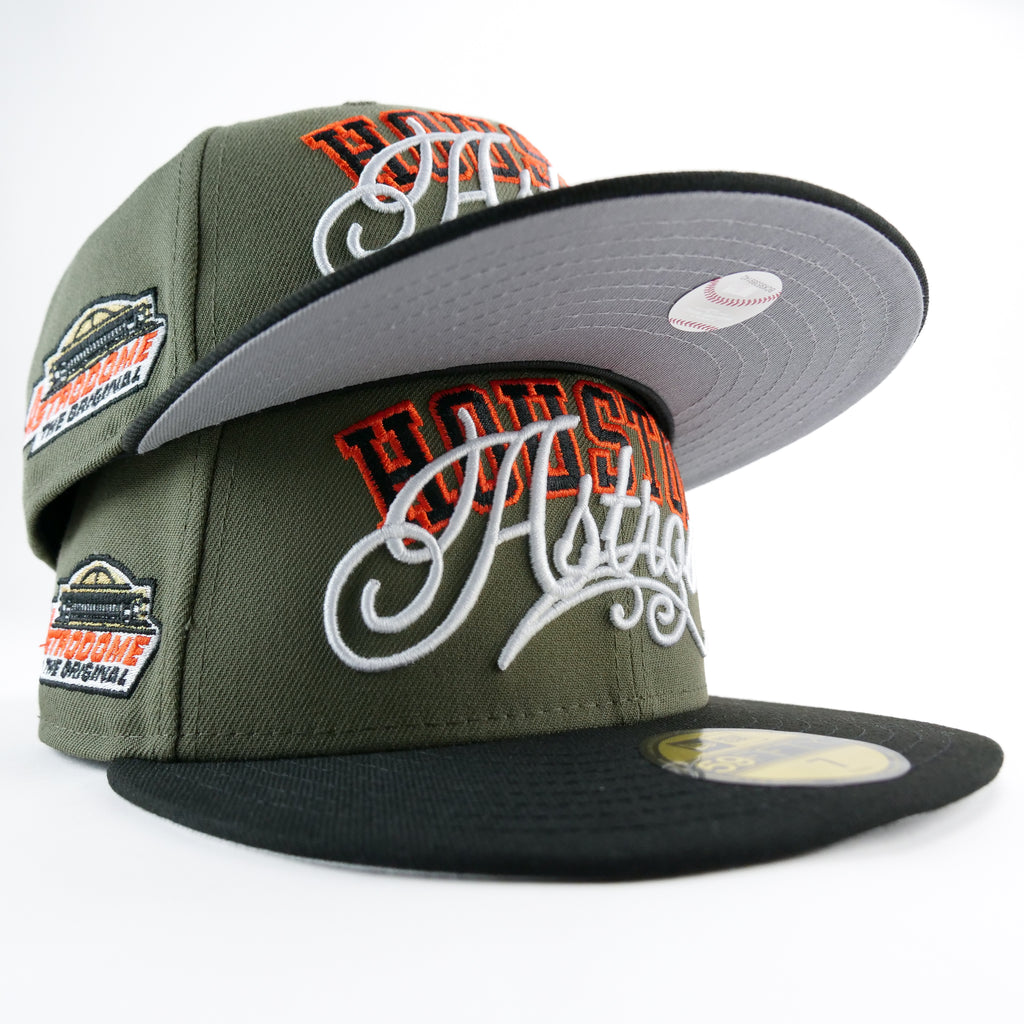 New Era Custom Exclusive 5950 Fitted Houston Astros Script (Astrodome ...
