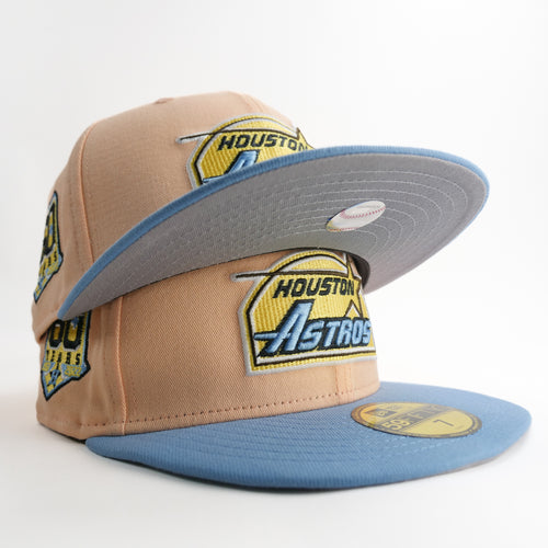 New Era Custom Exclusive Houston Astros 60 Years Anniversary Patch (Peach)