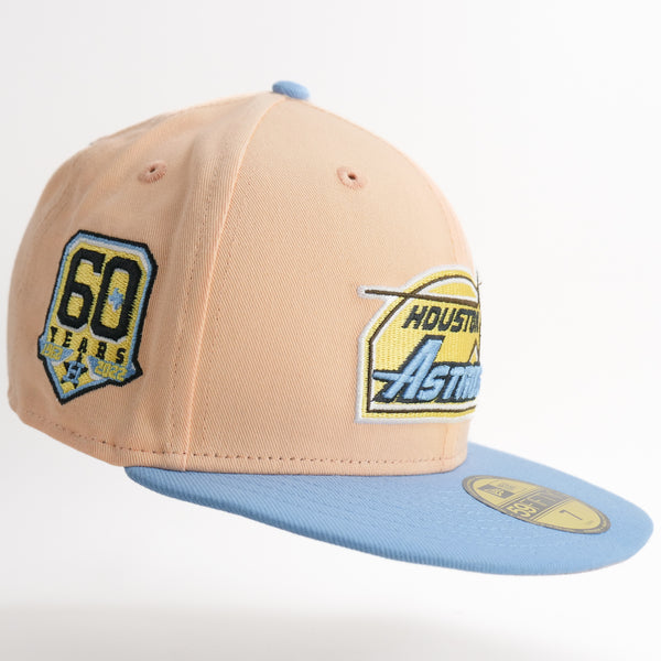 New Era Custom Exclusive Houston Astros 60 Years Anniversary Patch (Peach)