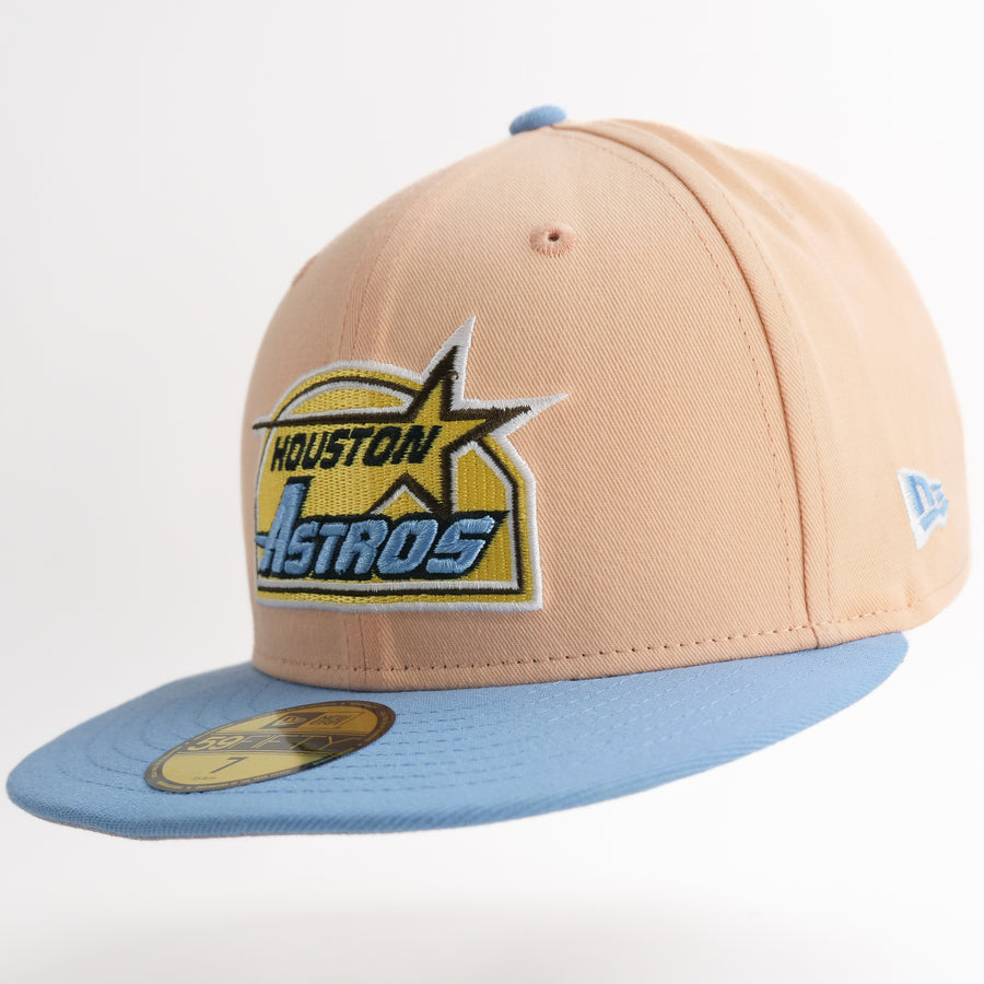 New Era Custom Exclusive Houston Astros 60 Years Anniversary Patch (Peach)