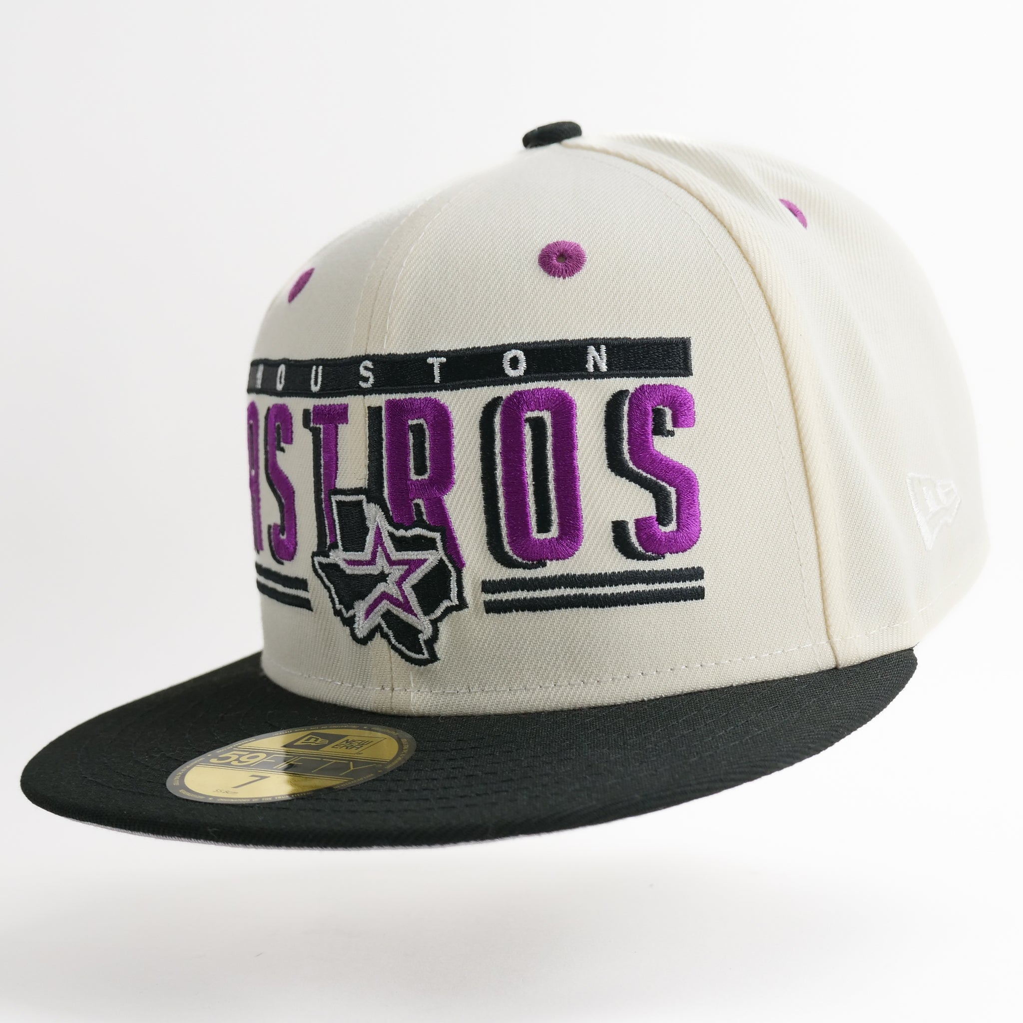 Men's Houston Astros New Era Black Summer Sherbet 59FIFTY Fitted Hat Men's Houston Astros New Era Black Summer Sherbet 59FIFTY Fitted Hat