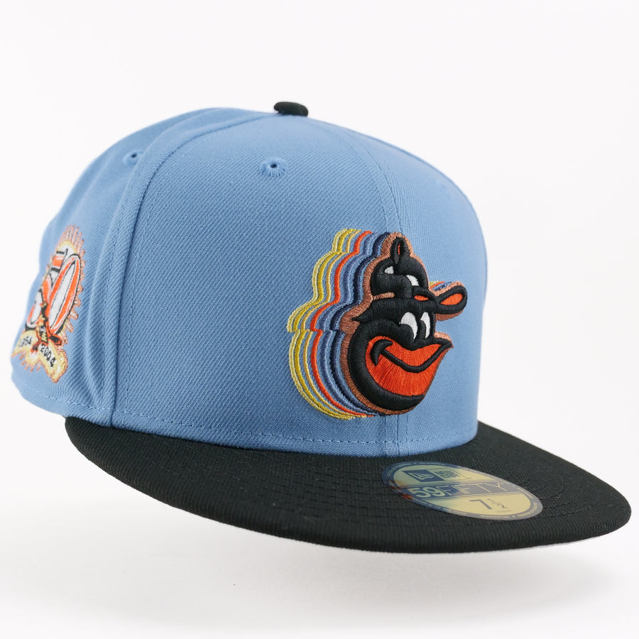 New Era 5950 Fitted Baltimore Orioles Shockwave 50th Anniversary (Legend Blue)