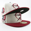 New Era Fitted Custom Exclusive Houston Astros (Carmine) 35 Years Commemorative Patch