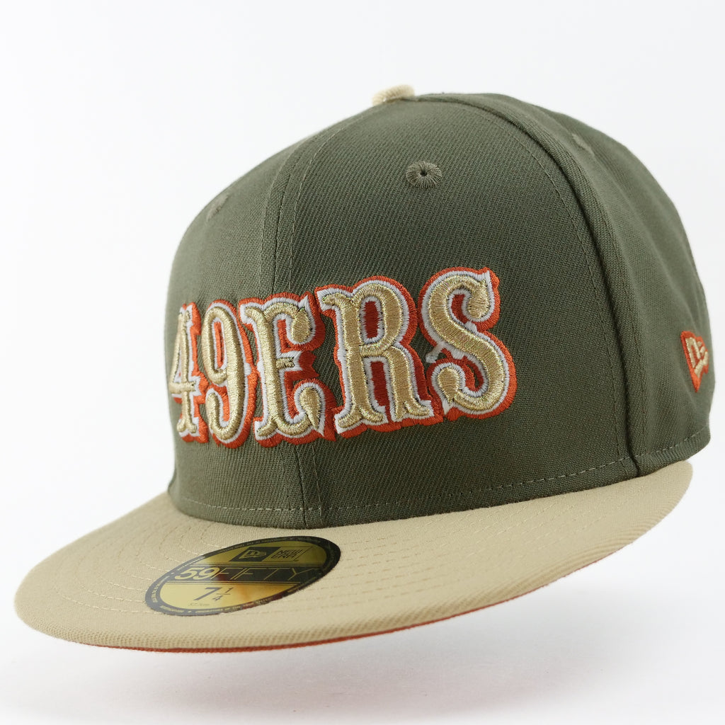 New Era Fitted Custom Exclusive San Francisco 49ers Olive Drab (Super ...