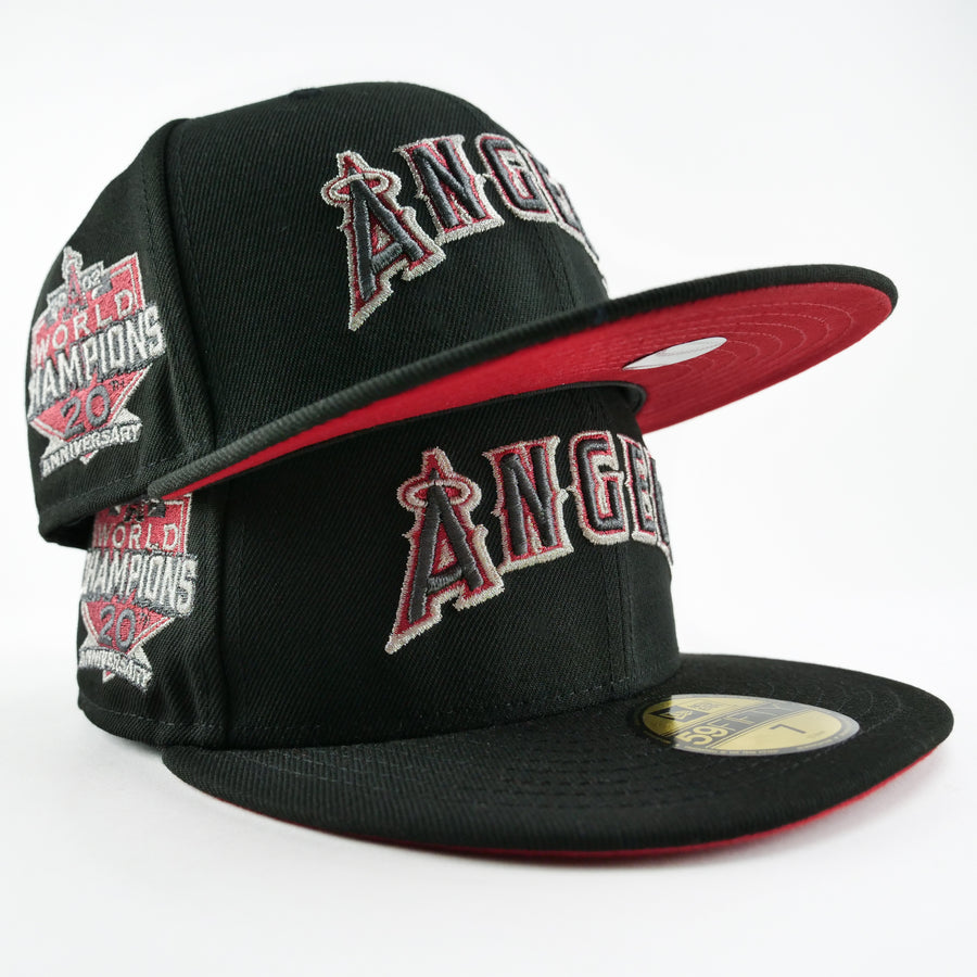 New Era Fitted Custom Exclusive Anaheim Angels Metallic 2002 WS Champions