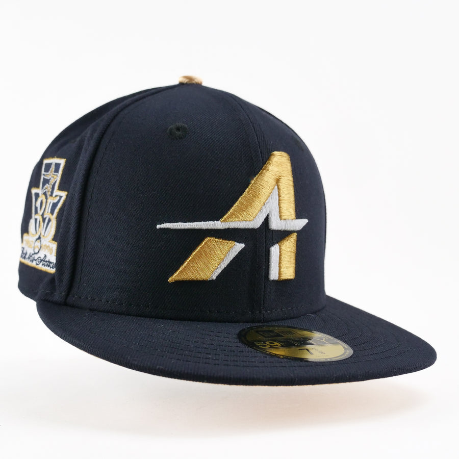 New Era Custom Exclusive Houston Astros (Navy Metallic Gold) 35th Anniversary Patch