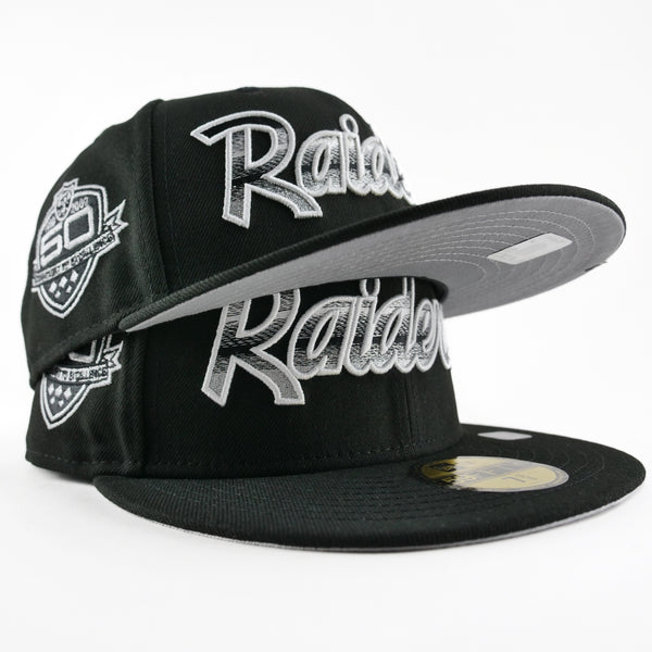 New Era Custom Fitted Exclusive Los Angeles Raiders Blend 50 Years Anniversary Patch