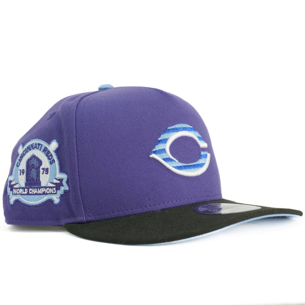 New Era Custom Exclusive 950 A Frame Curved Visor Cincinnati Reds (Grape) 1975 World Champions - Magic Sneaker