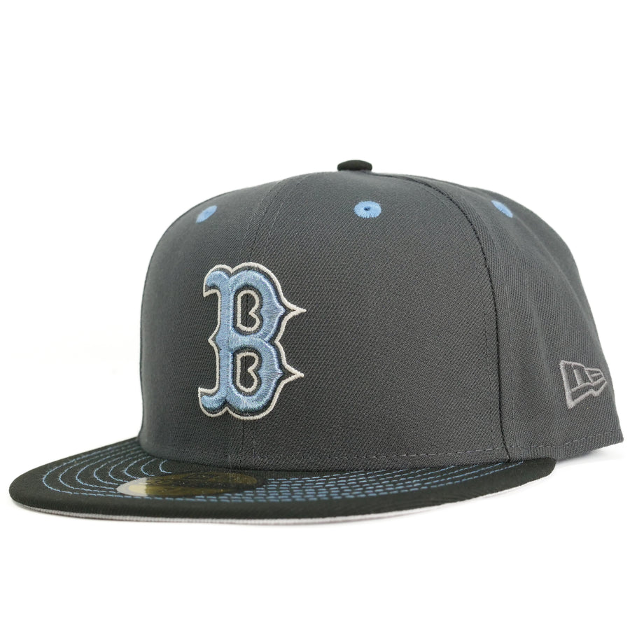 New Era 5950 Fitted Boston Red Sox 2018 World Series (Metallic Blue Iris) - Magic Sneaker