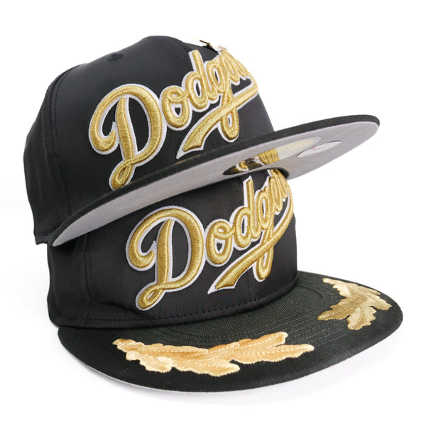New Era MLB Fitted Los Angeles Dodgers Silk Metallic Gold - Magic Sneaker