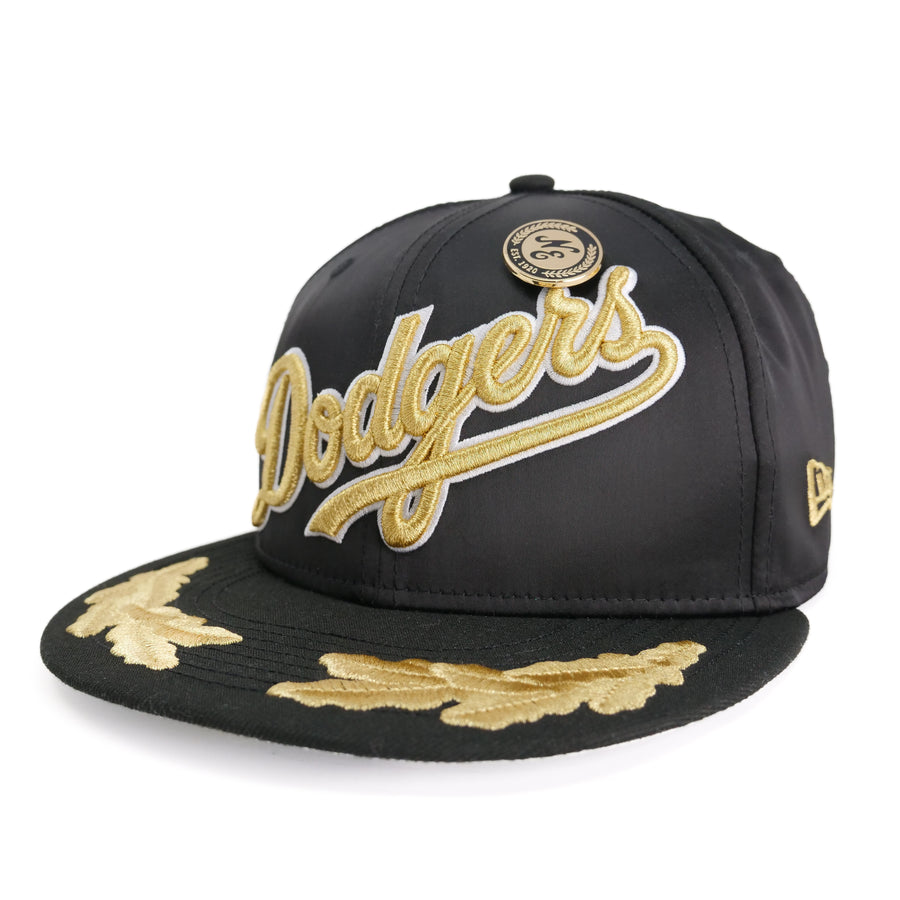 New Era MLB Fitted Los Angeles Dodgers Silk Metallic Gold - Magic Sneaker