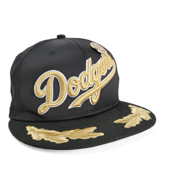 New Era MLB Fitted Los Angeles Dodgers Silk Metallic Gold - Magic Sneaker