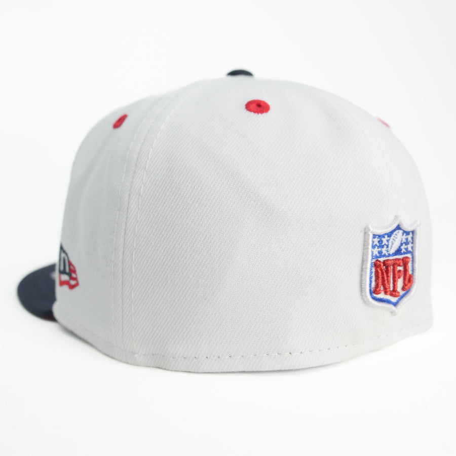 NEW ERA 5950 FITTED NFL CUSTOM EXCLUSIVE LOS ANGELES RAIDERS (AMERICANA) SUBERBOWL CHAMPIONS 76,80,83