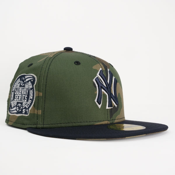 New Era Custom Exclusive Fitted New York Yankees (Camo Obsidian Subway Series)