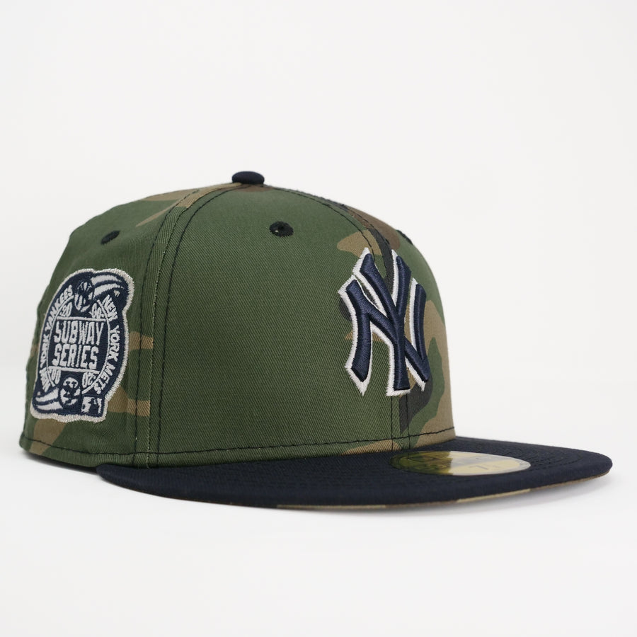 New Era Custom Exclusive Fitted New York Yankees (Camo Obsidian Subway Series)