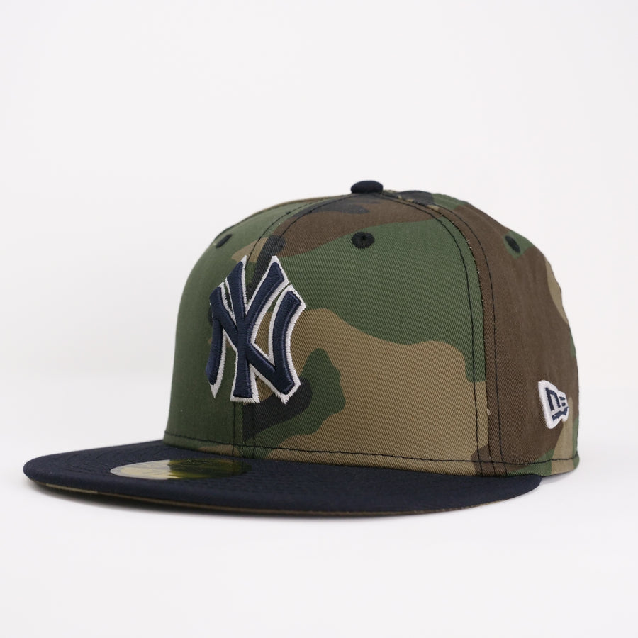 New Era Custom Exclusive Fitted New York Yankees (Camo Obsidian Subway Series)