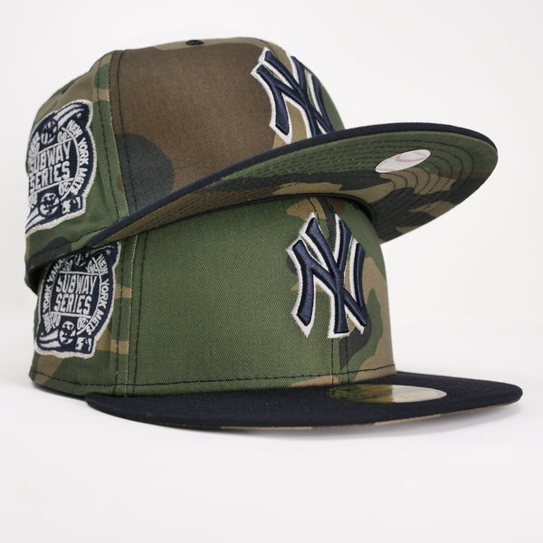 New Era Custom Exclusive Fitted New York Yankees (Camo Obsidian Subway Series)
