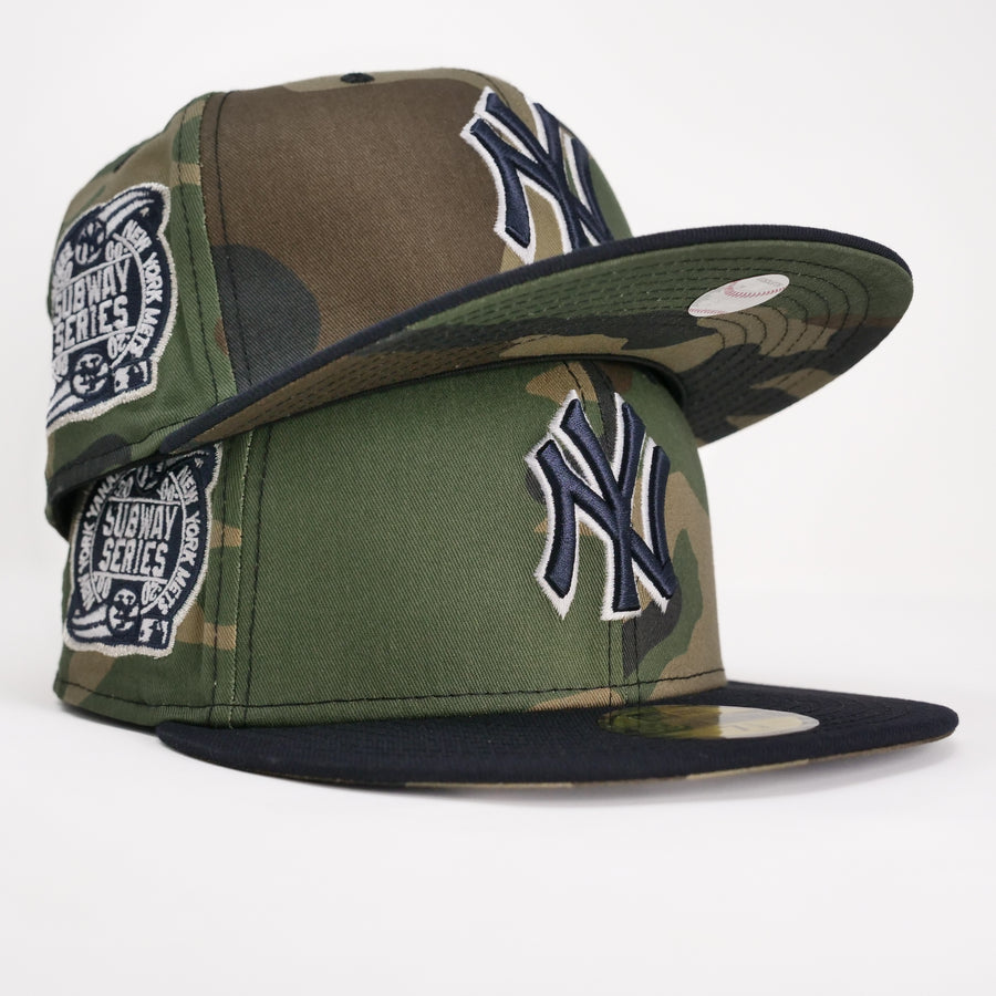 New Era Custom Exclusive Fitted New York Yankees (Camo Obsidian Subway Series)