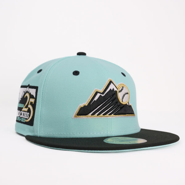 New Era Custom Exclusive MLB Fitted Colorado Rockies 25th Anniversary (Tiffany Green)