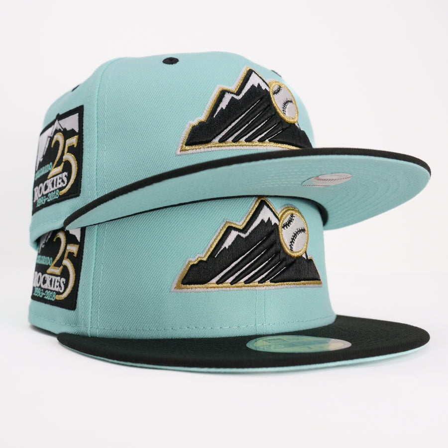 New Era Custom Exclusive MLB Fitted Colorado Rockies 25th Anniversary (Tiffany Green)