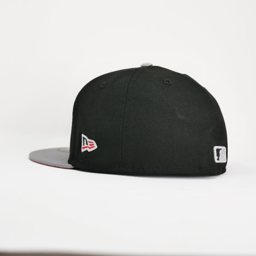 New Era Custom Exclusive Fitted Los Angeles Dodgers (Black Cement) Back-to-Back Champions