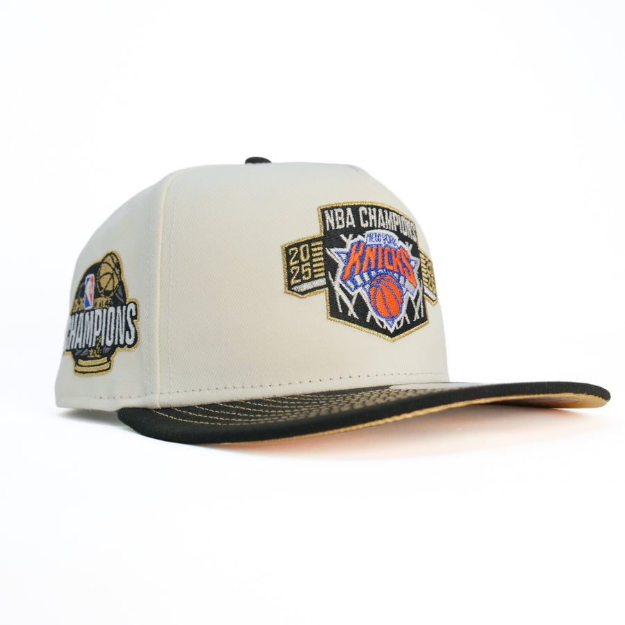 New Era Custom Exclusive 950 A/Frame Snapback New York Knicks Champions 2025-2026