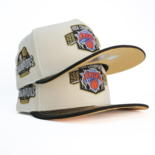 New Era Custom Exclusive 950 A/Frame Snapback New York Knicks Champions 2025-2026