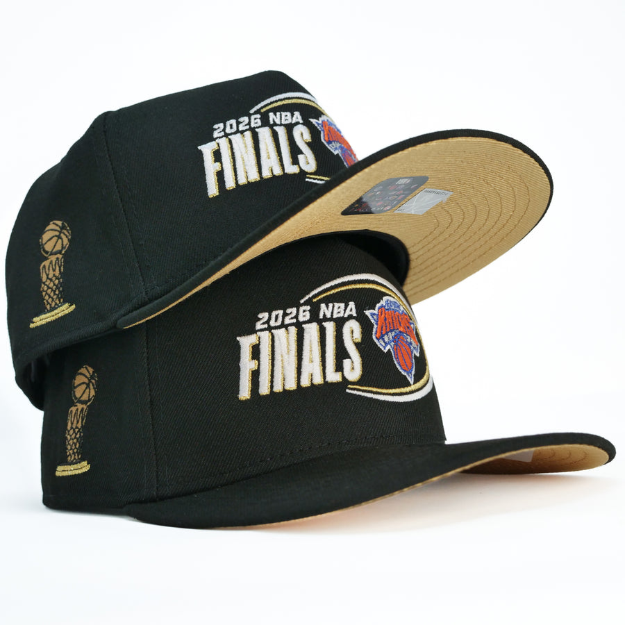 New Era Custom Exclusive NBA 950 A/Frame Snapback New York Knicks Champions 2025-2026