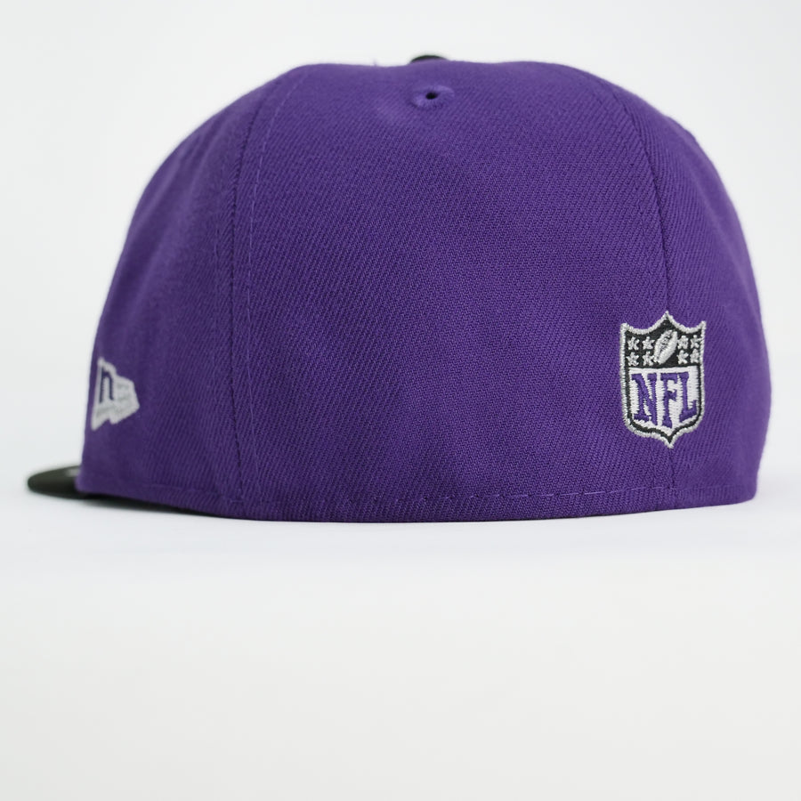 New Era NFL Custom Exclusive Fitted Raiders Metallic Grape Rush Blend (60th Anniversary Patch)