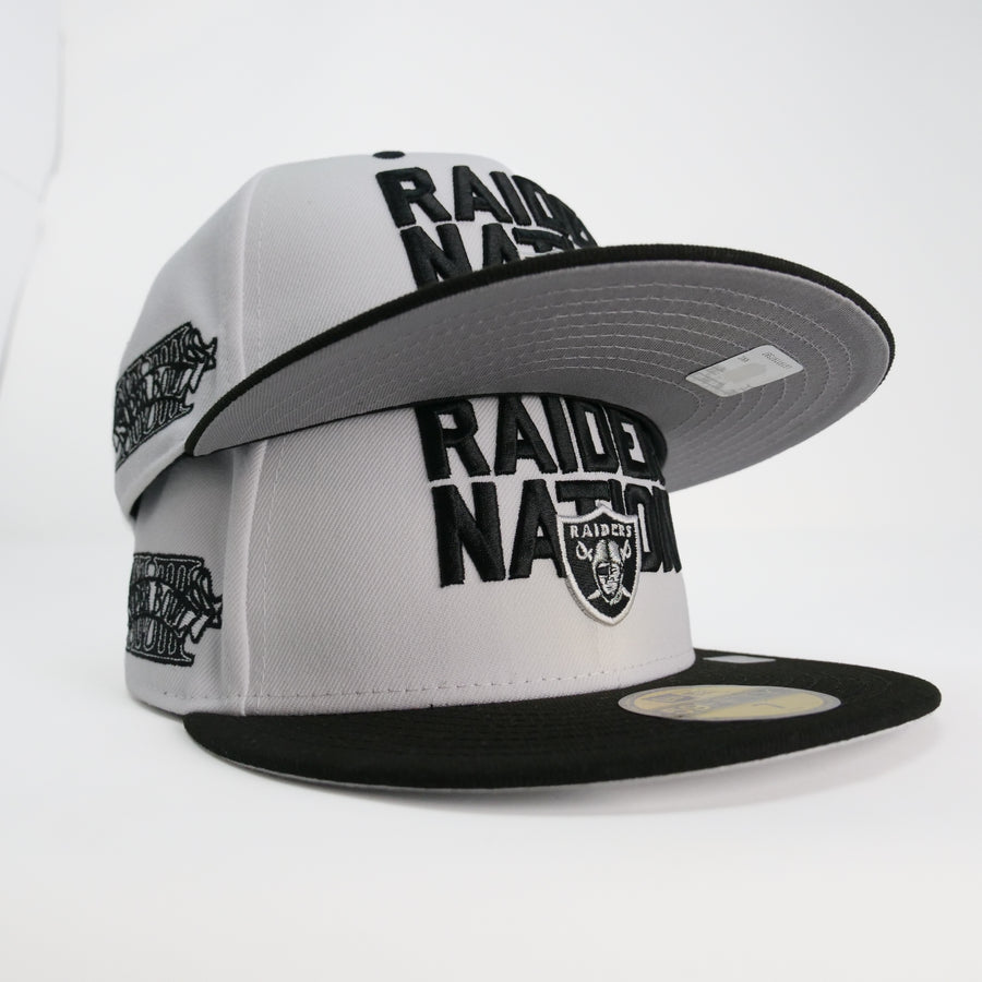 New Era NFL Custom Exclusive Fitted Raider Nation (Superbowl XVIII)