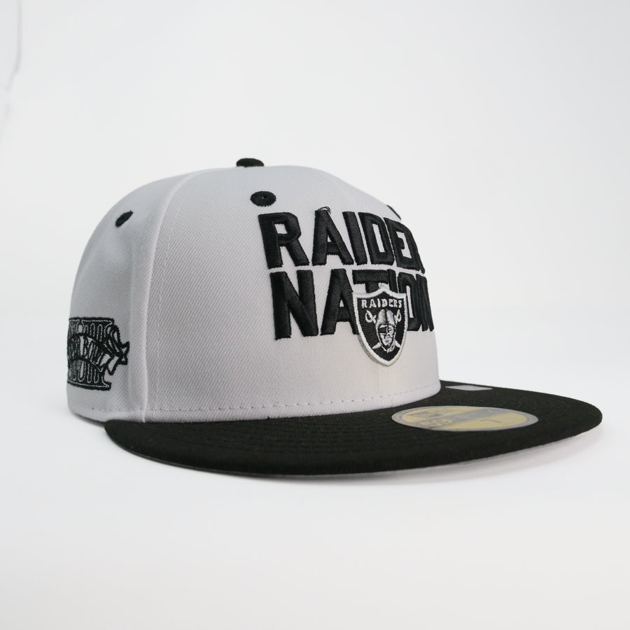 New Era NFL Custom Exclusive Fitted Raider Nation (Superbowl XVIII)
