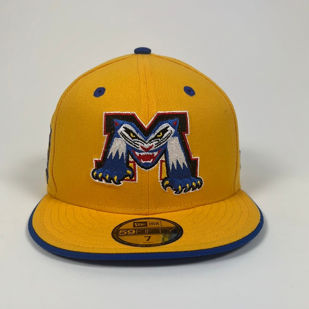 Men's Atlanta Braves Mitchell & Ness Royal/Gold Hometown Snapback Hat