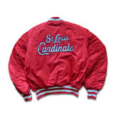 NEW ERA/ ALPHA INDUSTRIES COLLAB - Saint Louis Cardinals 11x World Champion Jacket