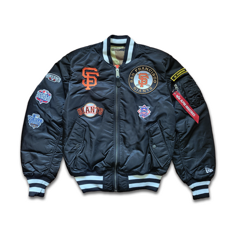 NEW ERA/ ALPHA INDUSTRIES COLLAB - San Francisco Giants 8x World Champion Jacket