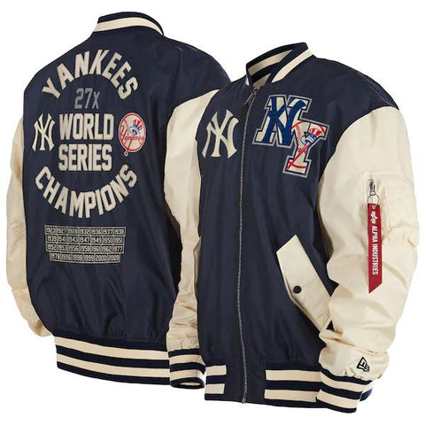 NY Yankees 27x World Series Champs Hooded Jacket