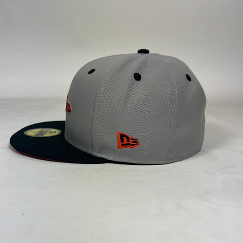 Baltimore Orioles Oriole Park Camden Yards 25th Anniversary 59FIFTY New Era Fitted Hat (GITD Panama Tan Mountain Pine Green Rust Orange Under BRIM) 7