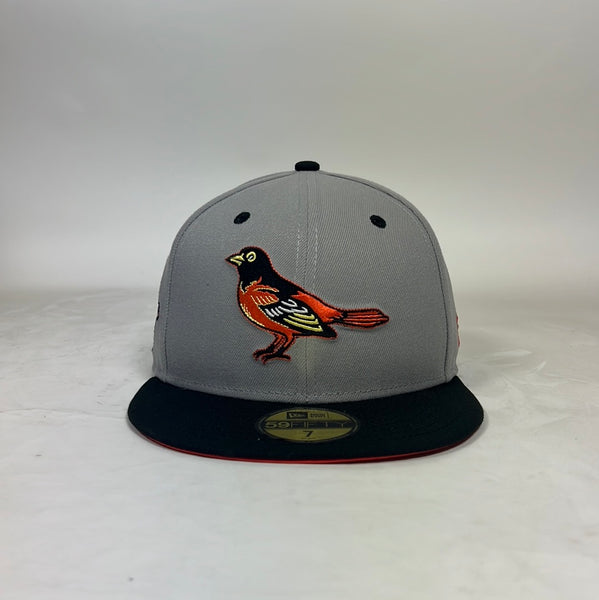 Men's Baltimore Orioles Mitchell & Ness Black/Yellow Hometown Snapback Hat