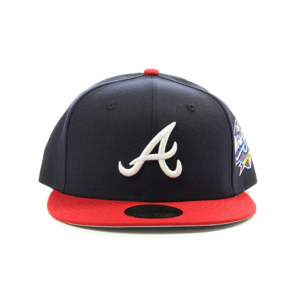 Atlanta Braves Fitted New Era Low Profile 7 1/4 Hat