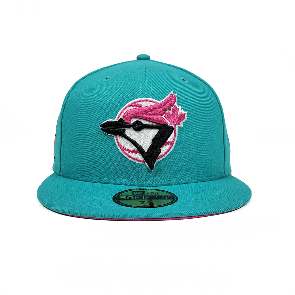 Toronto Blue Jays 1991 All Star Game New Era 59Fifty Fitted Hat (Blue Pink  Under Brim)